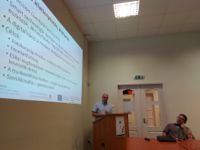 Dr. Tempfli Károly, a SZE Állattudományi Tanszék egyetemi docense beszélt, a témája: Smart technológiák a digitalizálódó állattenyésztésben - a precíziós szarvasmarhatartás lehetőségei. 